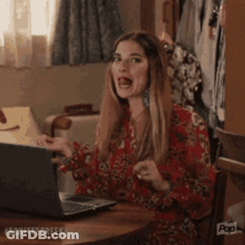 Hair Flip Alexis Rose Schitts Creek GIF