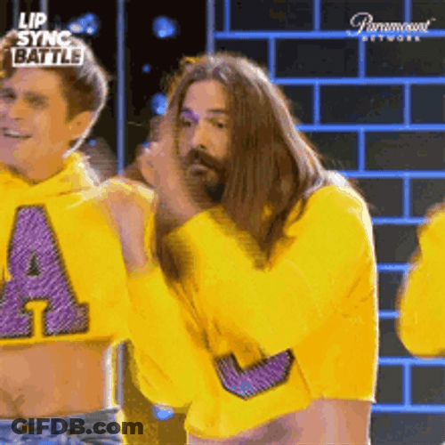 Hair Flip Dancing Man GIF