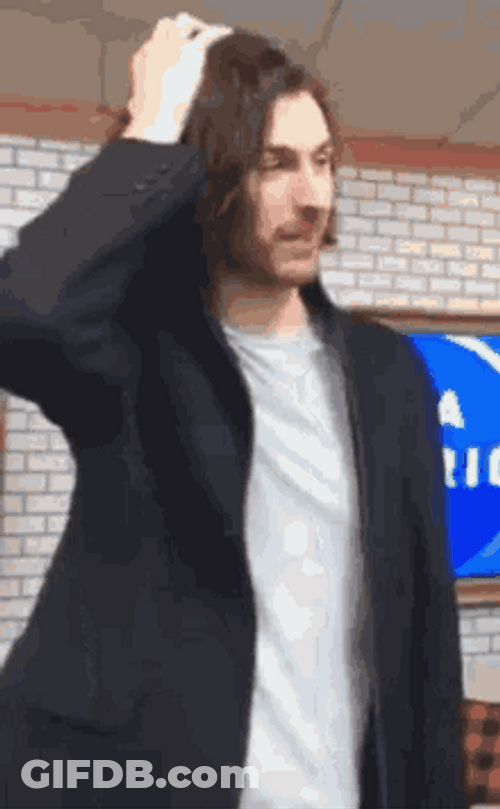 Hair Flip Hozier GIF