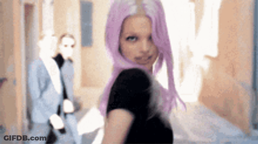 Hair Flip Turning Around GIF