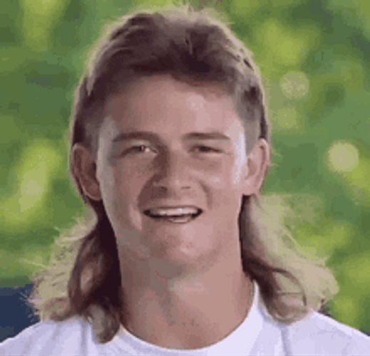 Hair Flip Wolf Mullet GIF