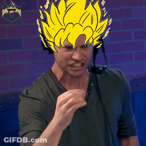Hair Like Goku Meme GIF