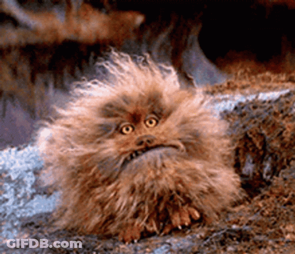 Hair Monster Yelling GIF