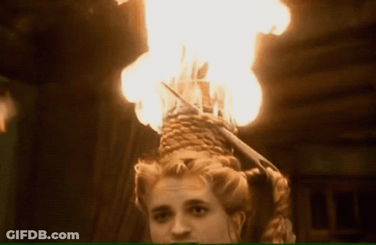 Hair On Fire GIF