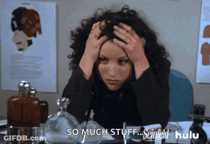 Hair Pull So Much Stuff GIF