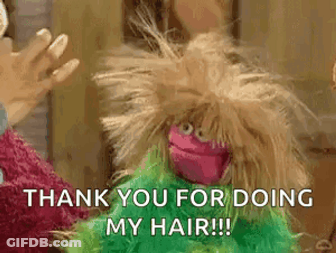 Hair Pull Thanks For Doing It GIF