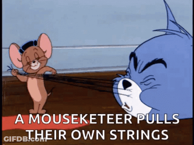 Hair Pull Whiskers Got Played By Jerry GIF