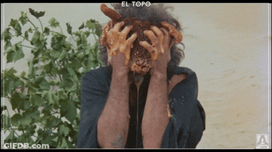 Hair Pulling Crashing Food GIF