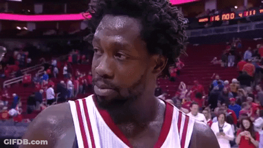 Hair Pulling Patrick Beverley GIF