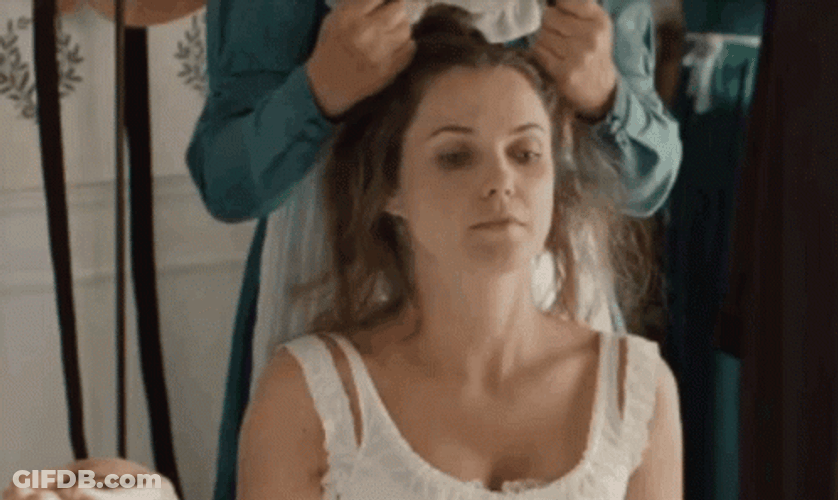 Hair Therapy Pull GIF