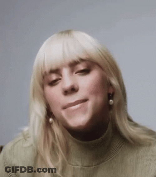 Hair Tuck Billie Eilish GIF