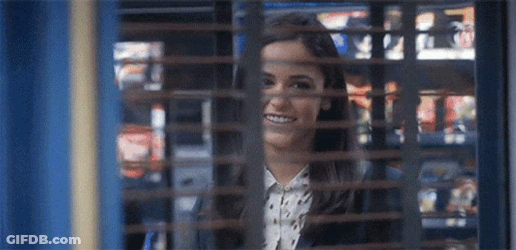 Hair Tuck Brooklyn Nine Nine Amy Santiago GIF