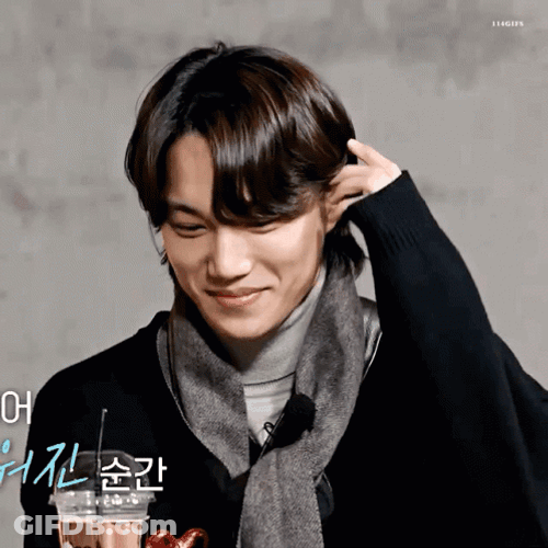 Hair Tuck EXO Kai Kpop GIF
