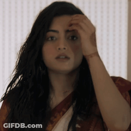 Hair Tuck Rashmika Mandanna GIF