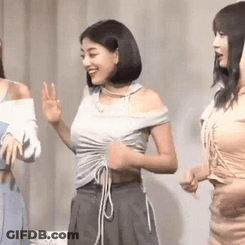 Hair Tuck Twice Jihyo Kpop GIF