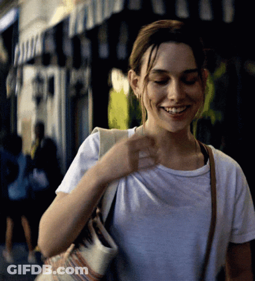 Hair Tuck Victoria Pedretti GIF