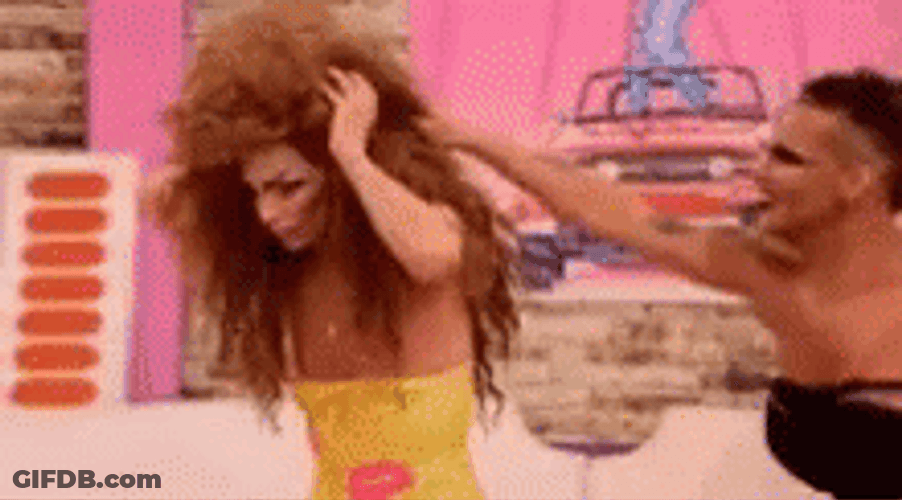 Hair Wig Got Pull GIF