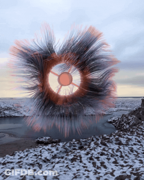 Hairy Circle Thing GIF