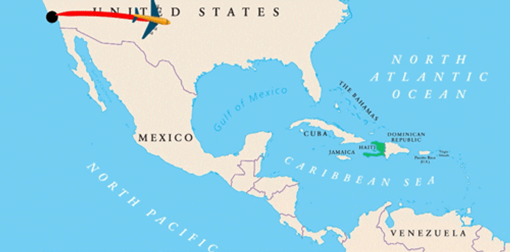 Haiti Airplane Trip GIF