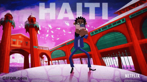Haiti Poster Man Dancing GIF
