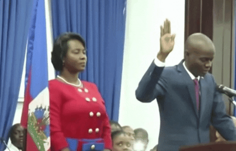 Haitian President Jovenel Mose Oath GIF