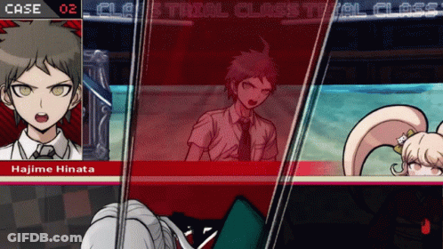 Hajime Hinata Video Game Screenshot GIF