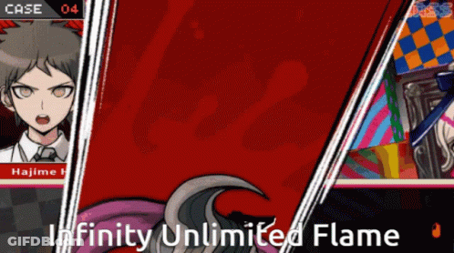 Hajime Video Game Screen Infinity Unlimited Flame GIF