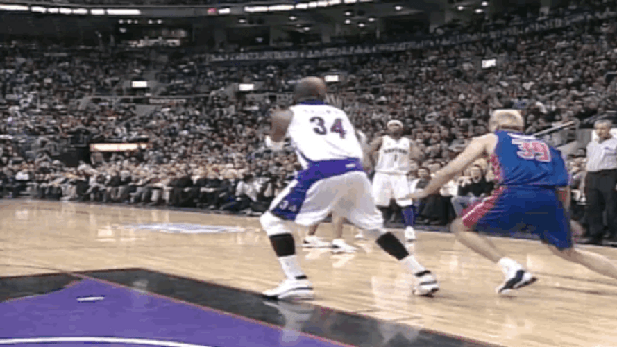 Hakeem Olajuwon Blocking GIF