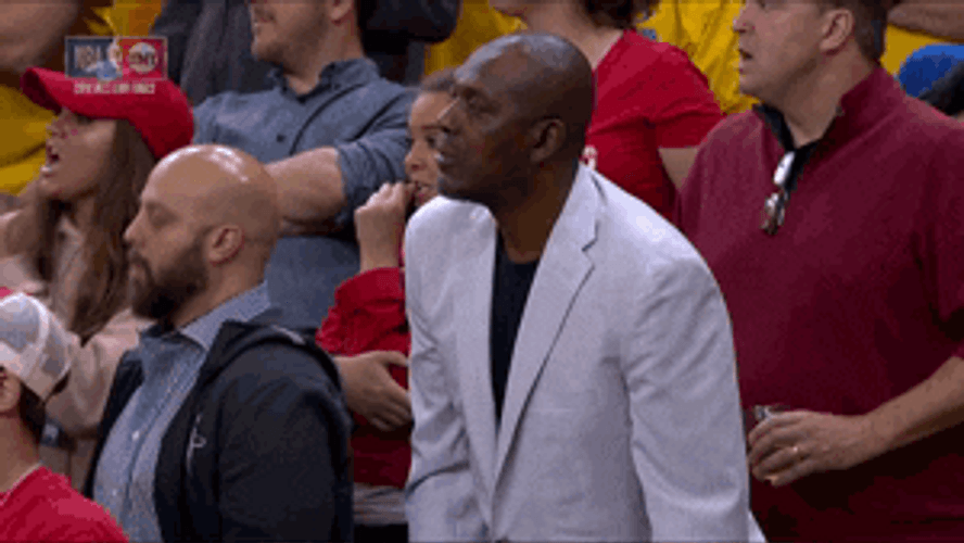 Hakeem Olajuwon Raising Hands GIF