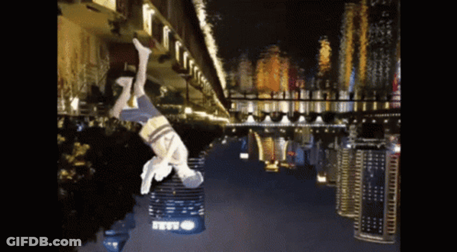 Hakuna Matata Animated Guy Spinning On Air GIF
