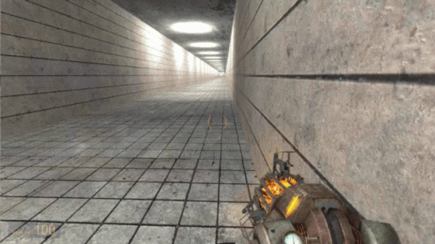 Half Life Character Gun GIF