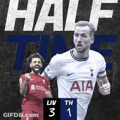 Half Time Soccer Poster GIF