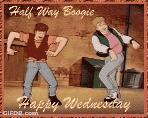 Half Way Boogie Animated Blessed Wednesday GIF