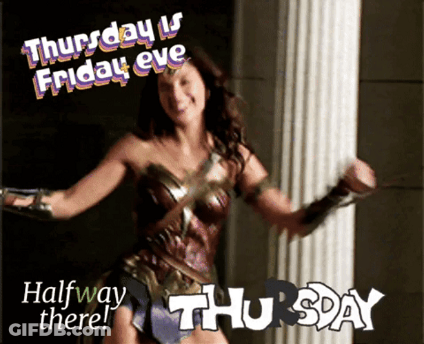 Half Way There For Thursday GIF