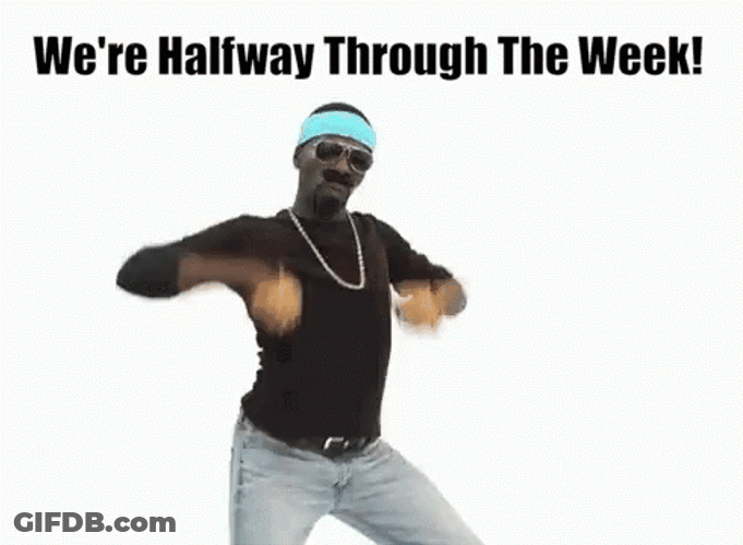 Halfway Through Week Hump Day Dance GIF