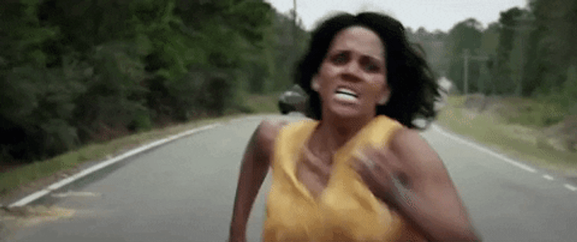 Halle Berry Running GIF