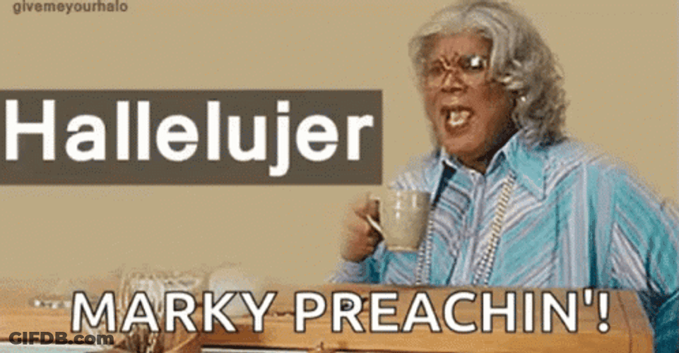 Hallelujer Marky Preaching GIF
