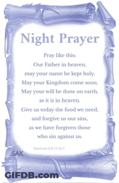 Hallelujer Night Prayer GIF