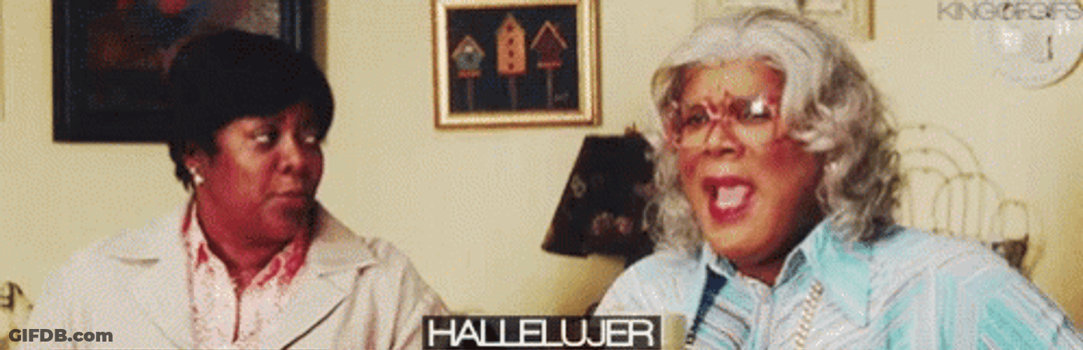 Hallelujer Tyler Perry And His Friend GIF