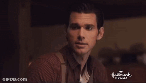 Hallmark Drama Man Talking To Girls GIF