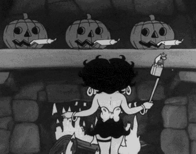 Halloween Betty Boop GIF