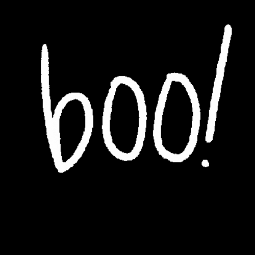 Halloween Booo Typography GIF