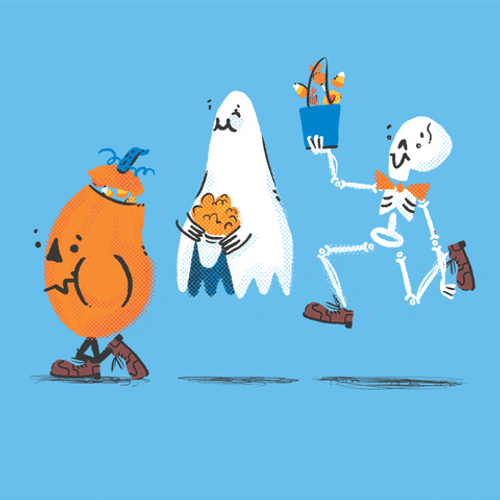 Halloween Cartoon Run GIF