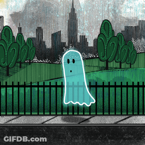 Halloween Ghost Booo People Got Scared GIF