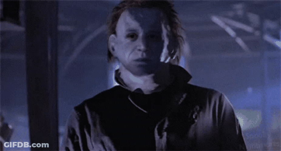 Halloween Kills Michael Myers Face Reveal Meme GIF