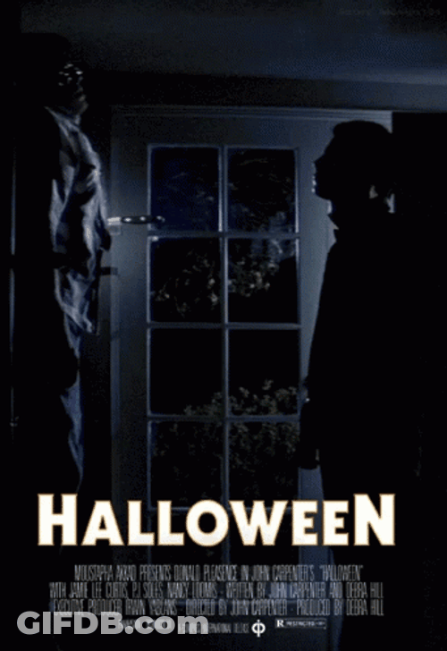 Halloween Kills Michael Myers Silhouette Trailer GIF