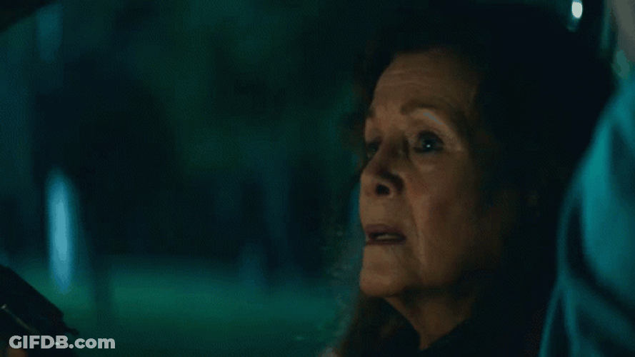 Halloween Kills Shocked Marion Chambers GIF