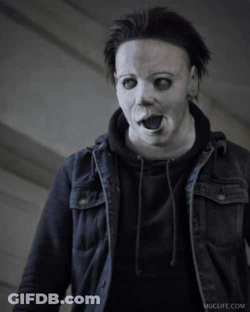 Halloween Kills Wobbly Face Meme GIF
