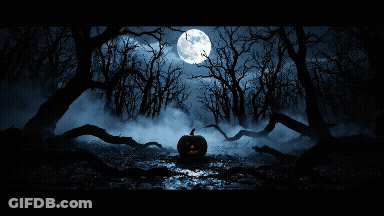 Halloween Night Evil Poster GIF