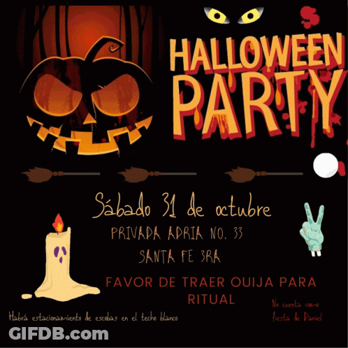 Halloween Party Saturday October 31St GIF
